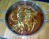 A picture of step 6 of Chicken Qorma.