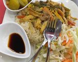 صورة لخطوة 7 من وصفة شاينييز أرز على دجاج صيني