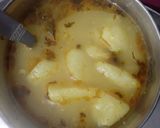 A picture of step 3 of Lassi vale aalo.