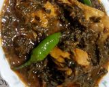 A picture of step 8 of Palak Chicken.