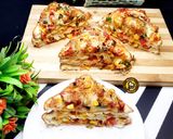 A picture of step 5 of Triple Layer Pizza Sandwich In Airfryer.