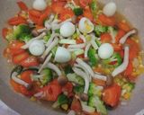 Foto langkah ke 3 dari resep Cah Jamur Shimeji Brokoli Wortel Puyuh.