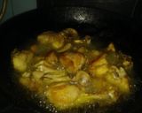 A picture of step 1 of Chicken fry karahi with turkish pide bread.