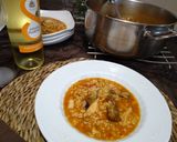 Foto del paso 6 de la receta Arroz caldoso de pulpo, sepia y alcachofa