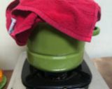Foto langkah ke 6 dari resep Bolu pandan kukus, lembuutt pake bangettt (No mixer).