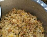 A picture of step 2 of Vegetable Egg Fried Rice #CookpadApp.