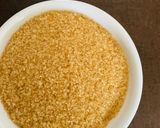 A picture of step 2 of Puran Cake or Puran Poli Cake.