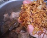 A picture of step 4 of Dhaba gosht.
