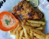 A picture of step 1 of GRILLED CHICKEN WITH PLAIN RICE #cookpadramadan.