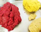 A picture of step 8 of Coconut's Colourful mathri and namakpare.