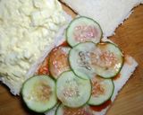 A picture of step 2 of French style Sandwich.