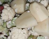 A picture of step 2 of Marinated Potato Cauliflower.