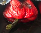 A picture of step 8 of Roasted Red Bell Pepper.