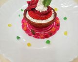 रेड वेलवेट चौक्स पेस्ट्री गुलकंद बासुंदी के साथ (Red Velvet Chaux Pastry with Gulkand Basundi) रेसिपी चरण 14 फोटो