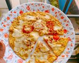 টমেটো চিস ওমলেট (Tomato cheese omelette recipe in bangali) রেসিপি ধাপ - 5 ছবি