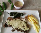 Foto del paso 5 de la receta: Entrecot con salsa de queso azul