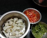 A picture of step 1 of Bengali khichuri.