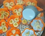 Foto langkah ke 3 dari resep 437. Nagasari Pisang Bunga Telang.