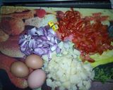 A picture of step 1 of Potato Omelette.