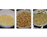 Foto del paso 2 de la receta: Calabacines rellenos de couscous de coliflor y seitán gratinados