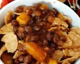 A picture of step 3 of Kalay chanay aloo ki chaat.