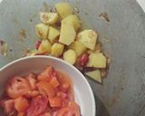 A picture of step 7 of Meethi Alo.