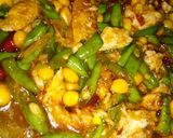 Foto langkah ke 7 dari resep Orak Arik Telur Buncis Pedas #BikinRamadhanBerkesan.