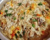 A picture of step 6 of Chicken Pualo Biryani 😋😍.