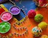 A picture of step 6 of Thandai Brigadeiro Balls.