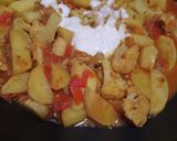 A picture of step 6 of Aloo gobhi.