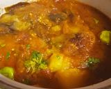 A picture of step 6 of Three spice Aloo bengan.