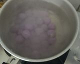 Foto langkah ke 2 dari resep Bubur candil Ubi ungu.