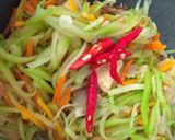 Foto langkah ke 5 dari resep Oseng Labu Siam Wortel Tahu.