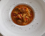 Foto del paso 6 de la receta: Arroz caldoso de albóndigas de butifarra y pimientos de piquillo