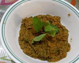 A picture of step 4 of Special Pudina Chutney / Mint & Tomato Chutney.