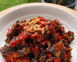 Foto langkah ke 5 dari resep Paru Cabe Merah.