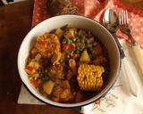 Foto del paso 3 de la receta: Guiso de invierno de pollo con maíz y hortalizas