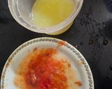 A picture of step 1 of Sweet lime plum mojito.