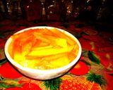 A picture of step 8 of Mango Custard.
