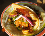 Foto del paso 6 de la receta: Taco Gobernador con Costra de Queso (Variante)