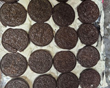 A picture of step 3 of Oreo Icebox Cake.