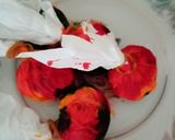 Pas rețetă Ouă vopsite în şervetele cu coloranți alimentari 3 fotografie