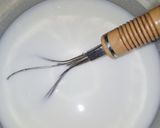 A picture of step 6 of Cholistani Dahi Baray.
