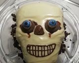 Foto del paso 4 de la receta: Tarta con Calavera de chocolate tenebrosa!!! 🦇🎃🎃🎃👻