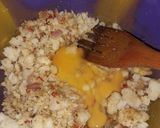 A picture of step 4 of Yam pizza.