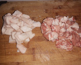 Foto del paso 1 de la receta: Arroz con chuleta de cerdo y maíz tierno
