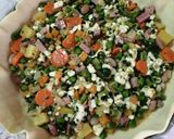 Foto del passaggio 4 della ricetta #216 Torta salata di verdure e prosciutto