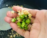 A picture of step 3 of Veg sabzi.