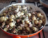 Foto del paso 8 de la receta: Revuelto de ñoquis, calabacín y berenjenas