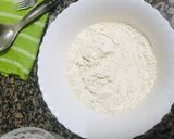 A picture of step 3 of Coconut chapati #coconutchapati.